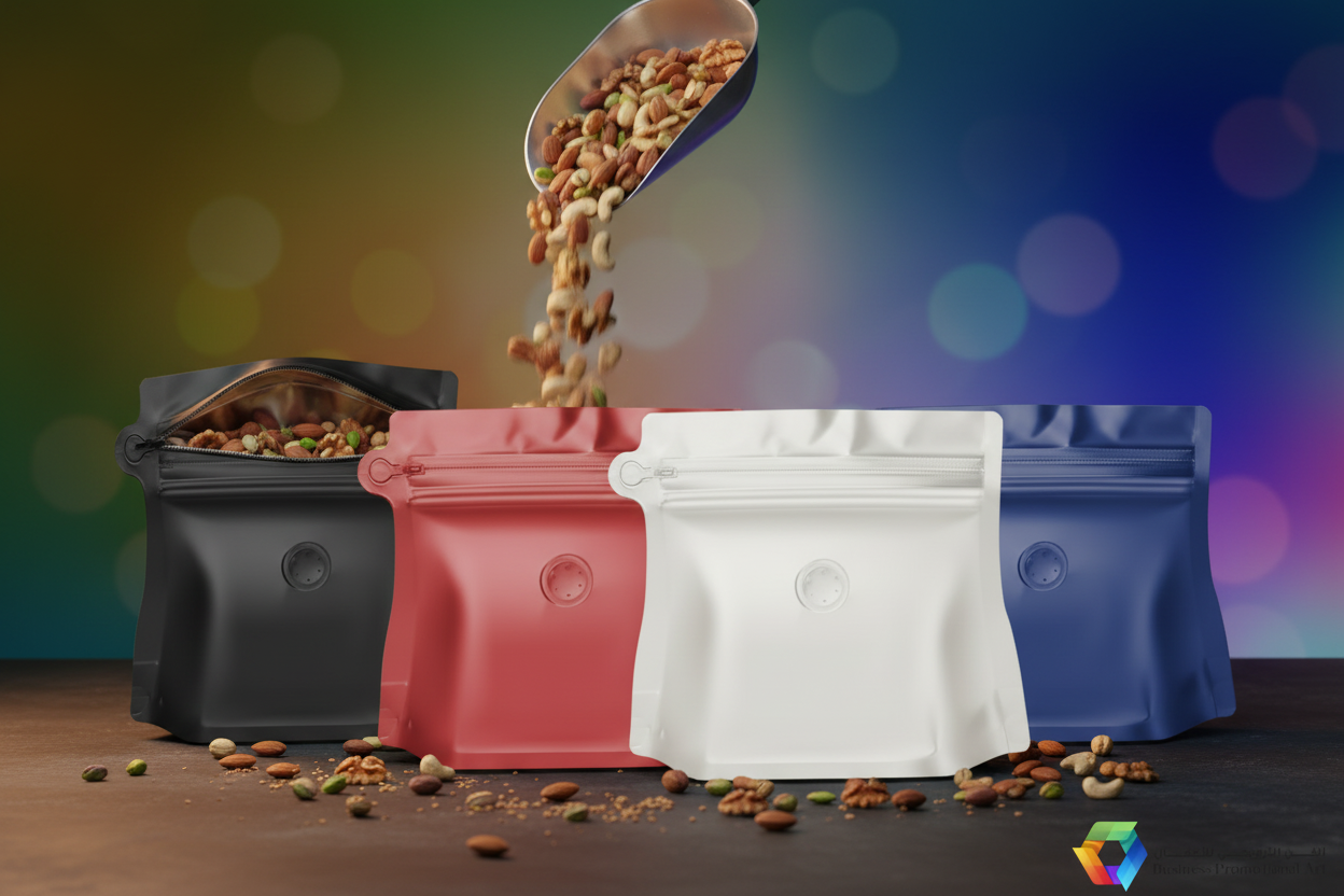 Hero Collection - 4 Colored Shaped Stand-Up Bags