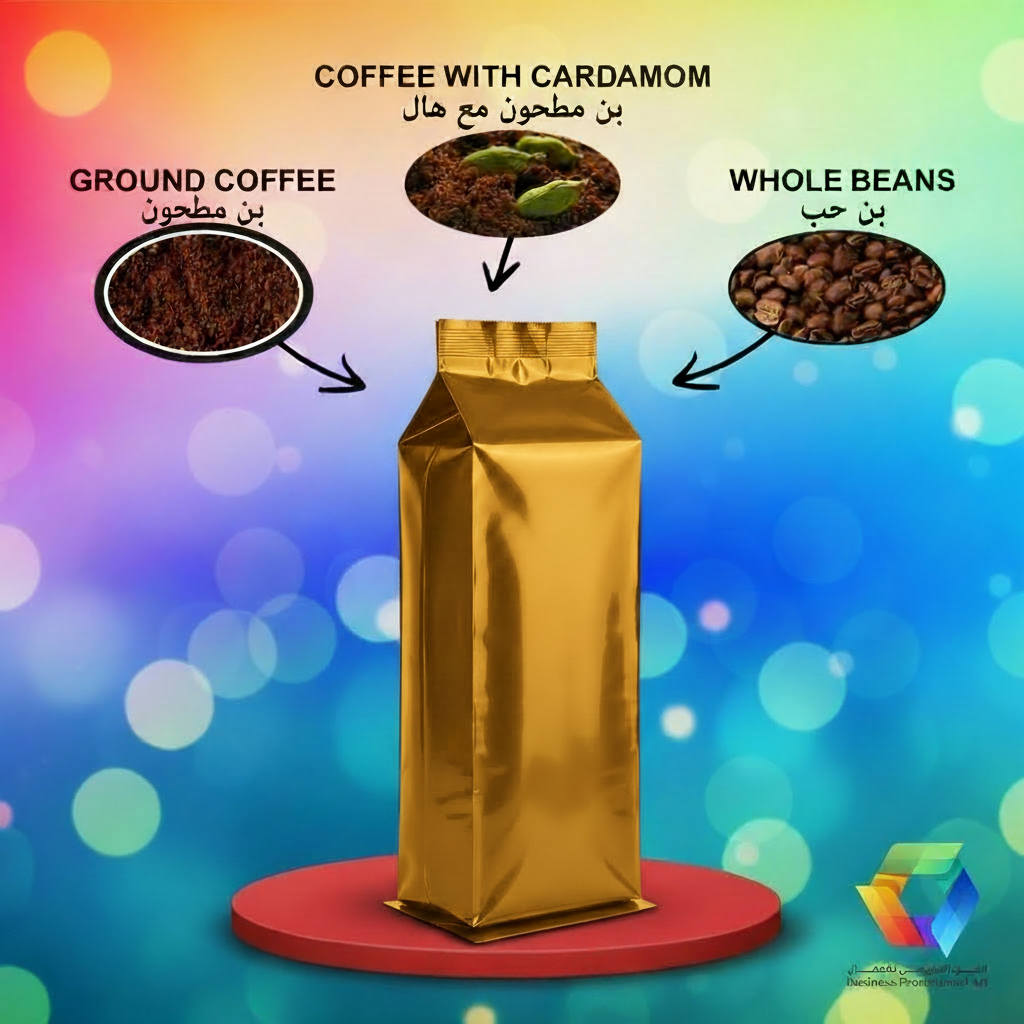 Coffee Callout - Glossy Gold Bag