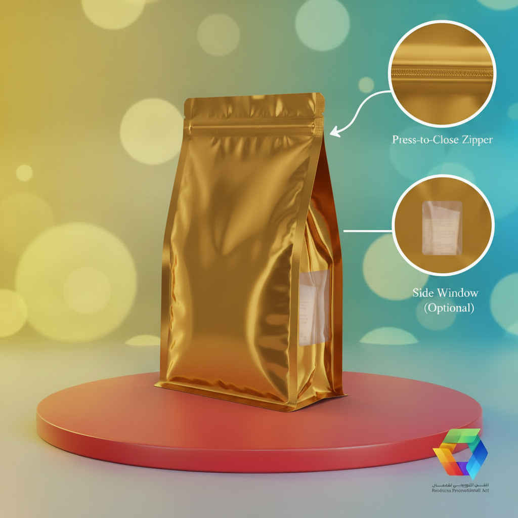 Gold Side Window Bag