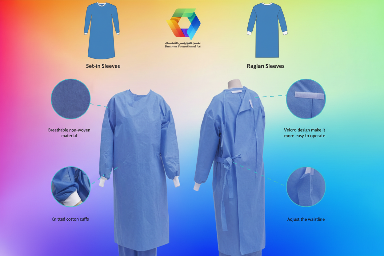 Isolation Gown Infographic BPA Theme