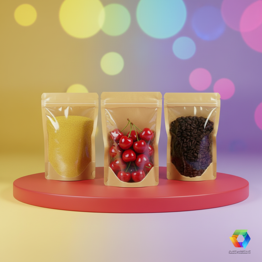 Kraft Clear Front 3 Bags - BPA Theme with Cherries