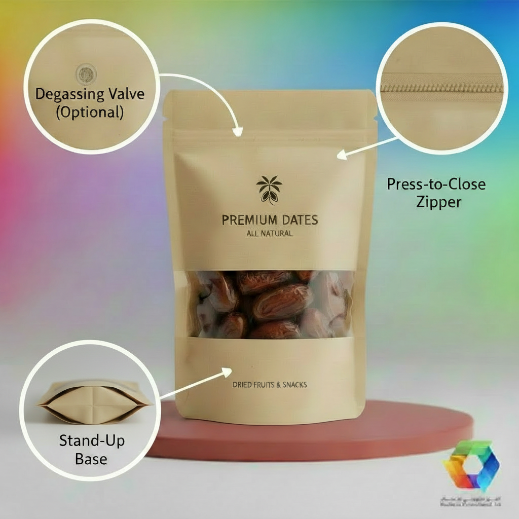 Kraft Doypack - Correct BG Bottom Gusset Callout