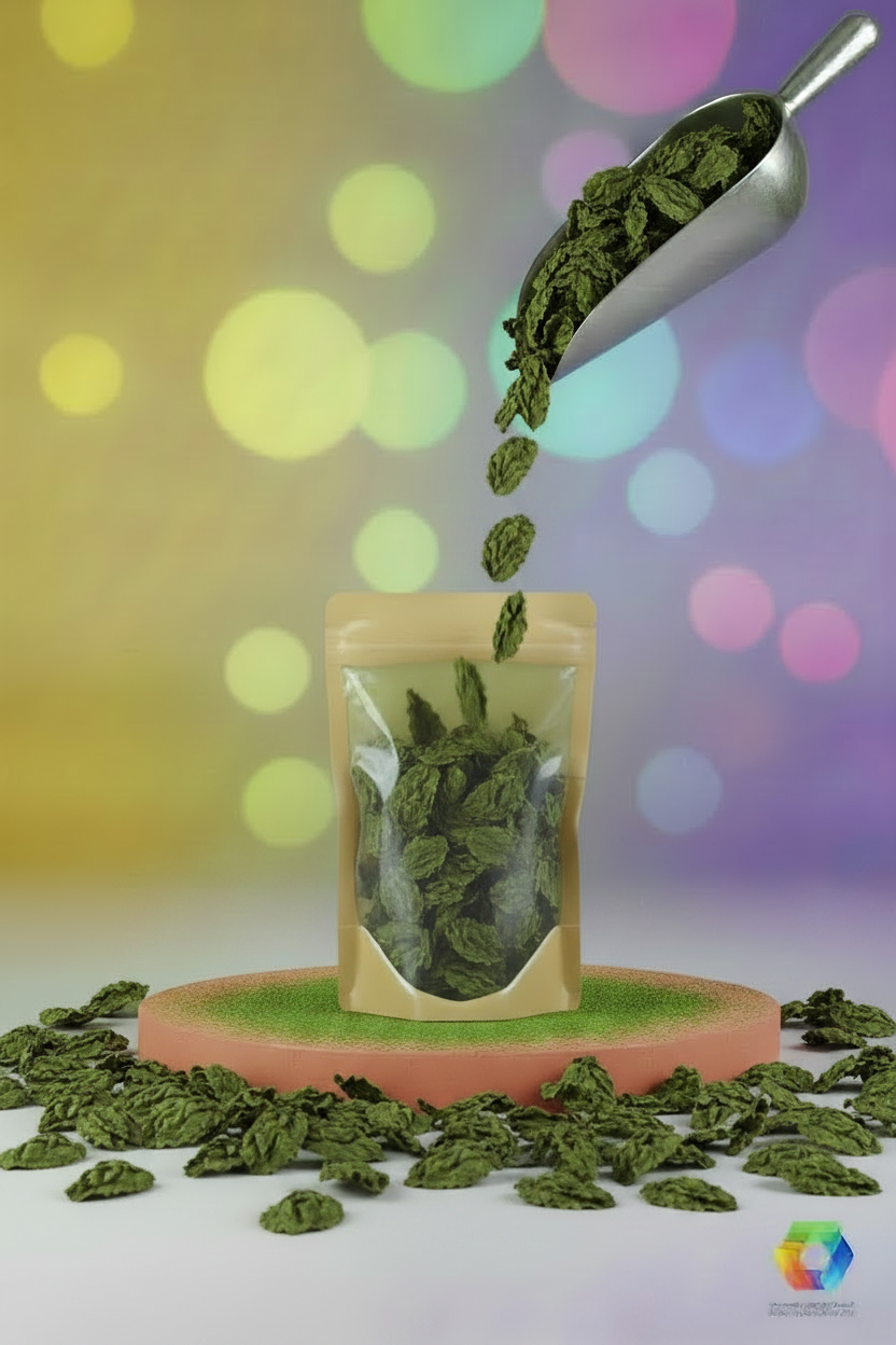 Kraft Doypack Dried Mint Leaves