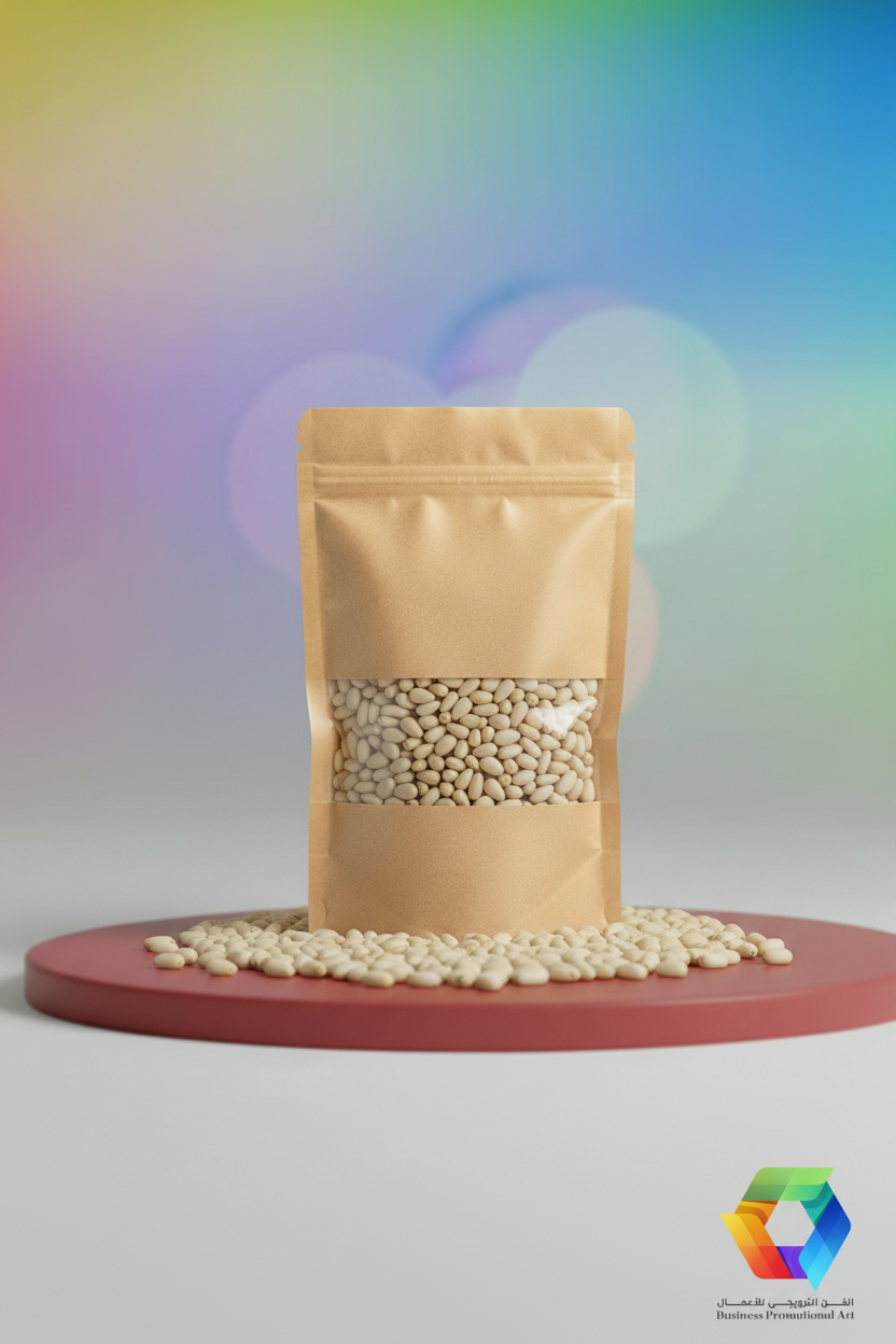Kraft Window Doypack - Pine Seeds