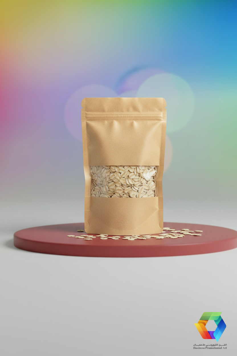 Kraft Window Doypack - Rolled Oats