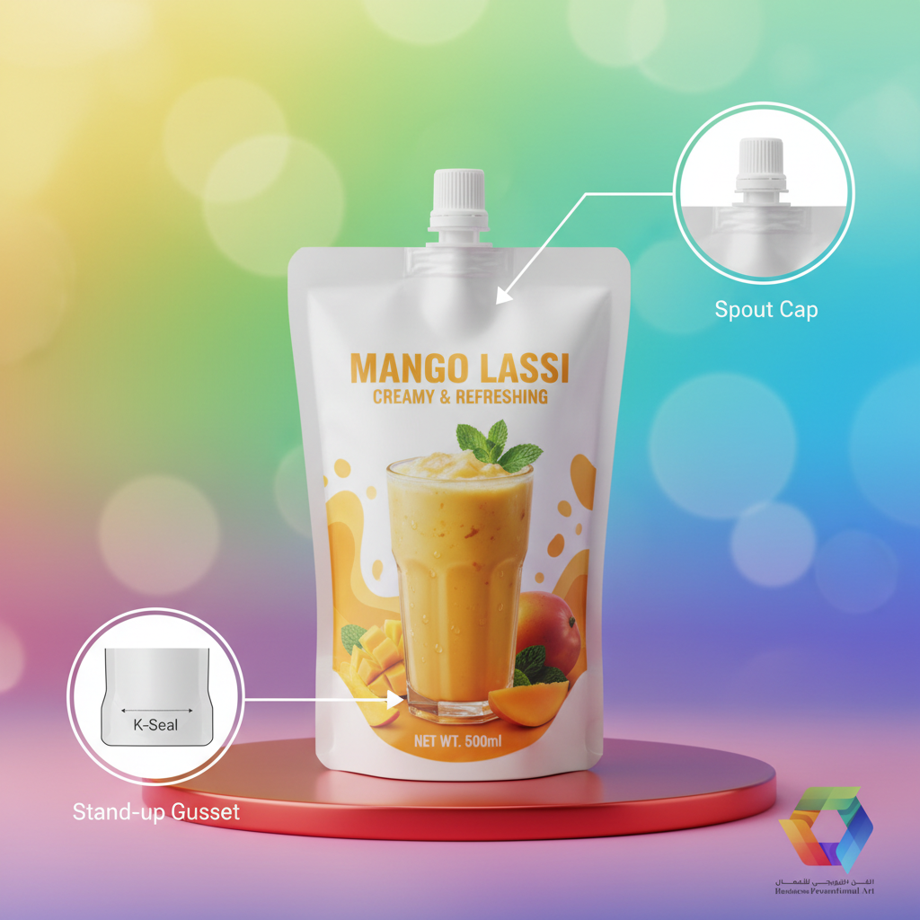 Mango Lassi Spout Pouch - BPA Theme