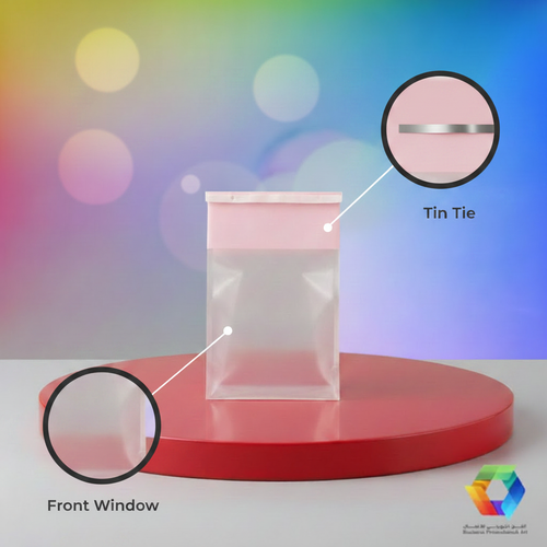 Pink Bread Bag - Tin Tie Fixed