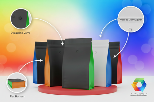 Plain Bags - Center Bag Green Gusset