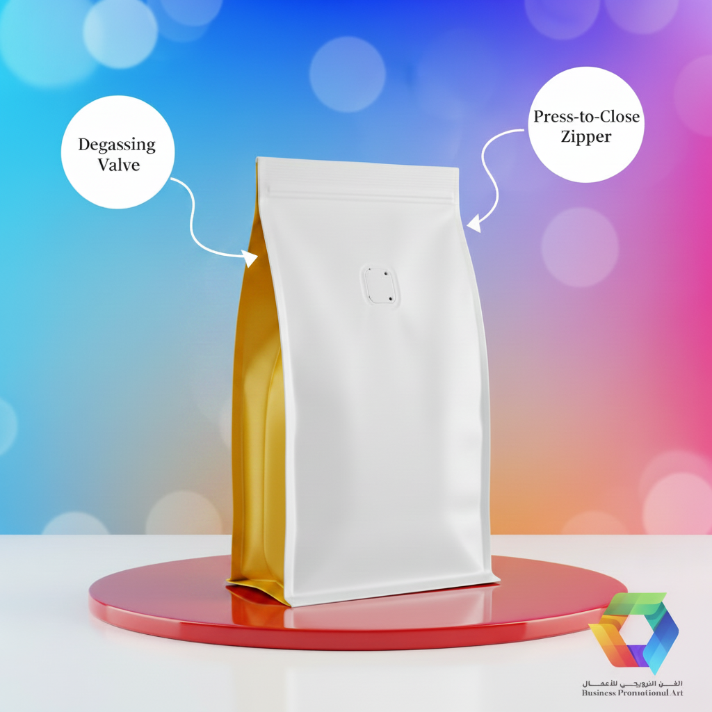 White Bag Yellow Gussets - BPA Theme