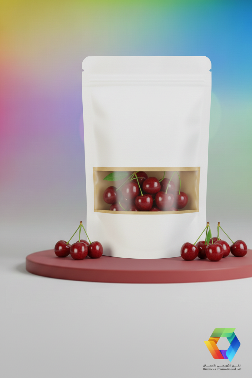 White Doypack - Cherries