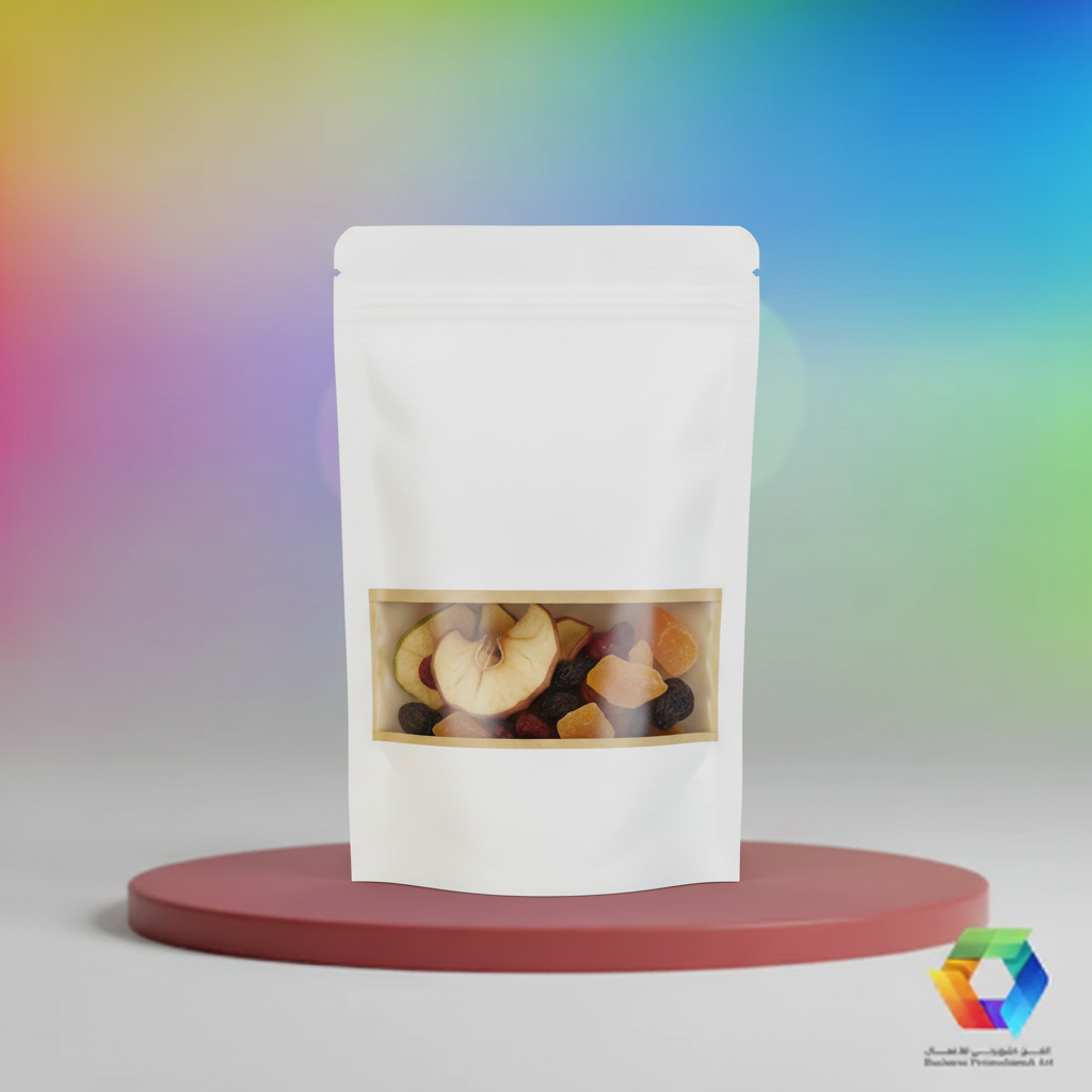 White Doypack Dry Fruits - BPA Theme