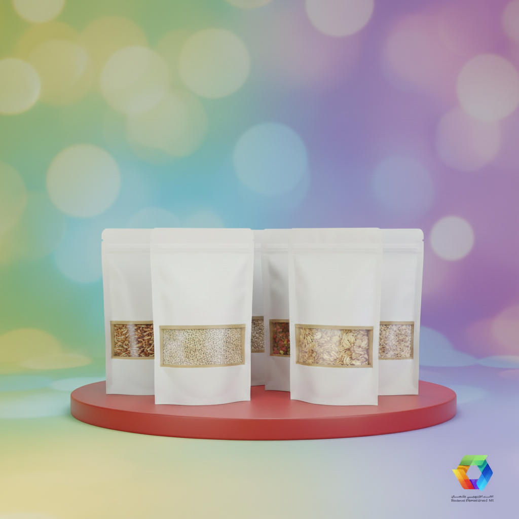 White Doypack Group Set - BPA Background